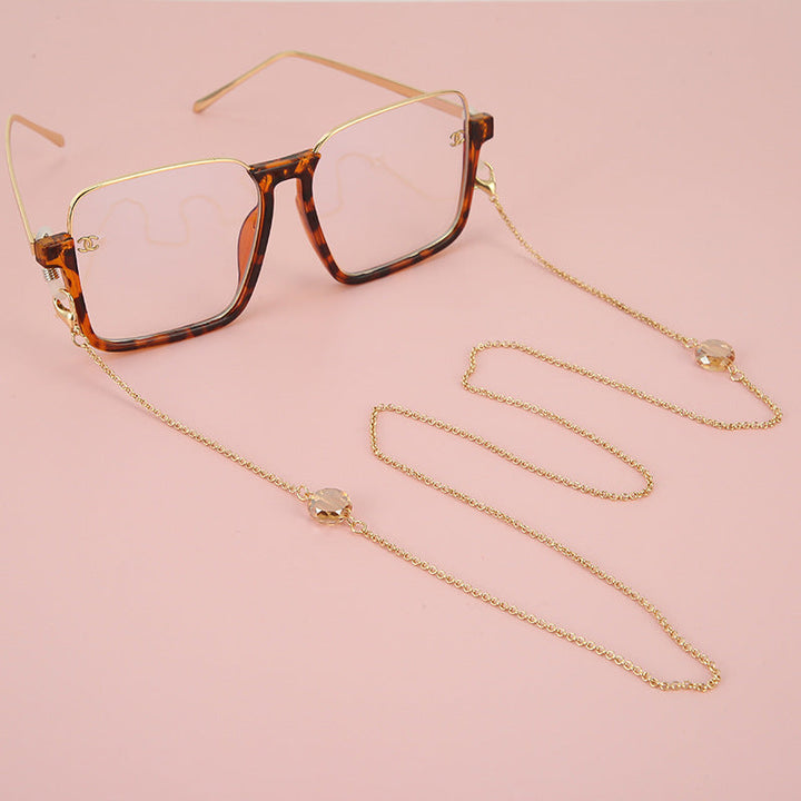 Adjustable Gold Beaded Eyewear Chain Kalsten