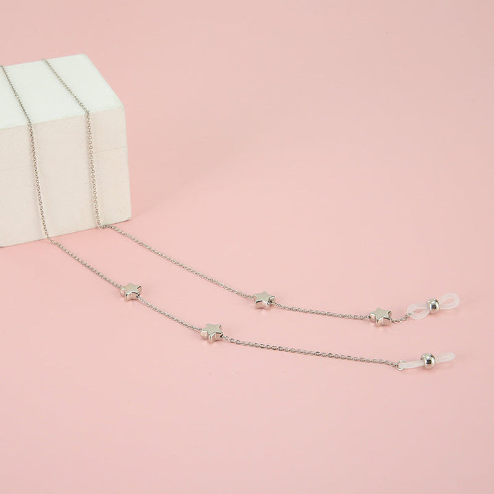 Adjustable Gold Beaded Eyewear Chain Kalsten
