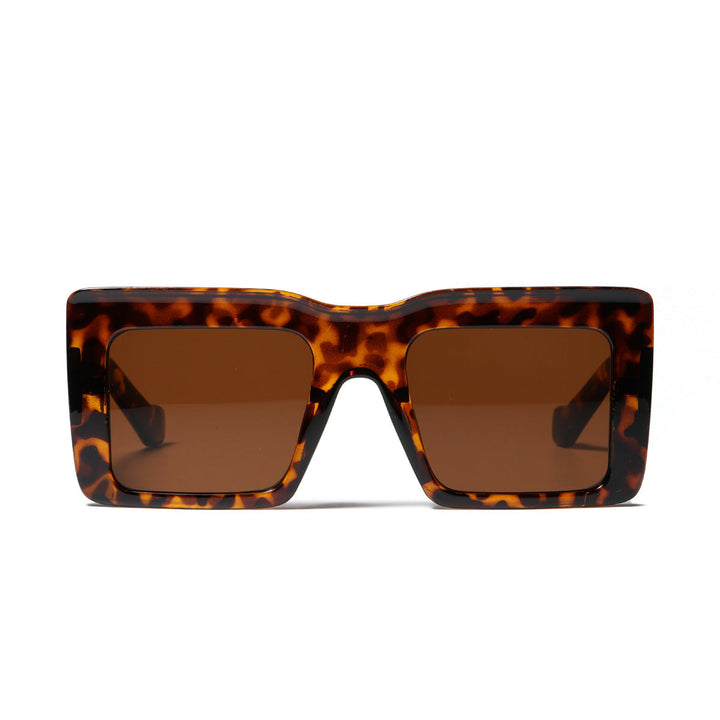 Women square sunglasses with transparent frame and UV protection Kalsten