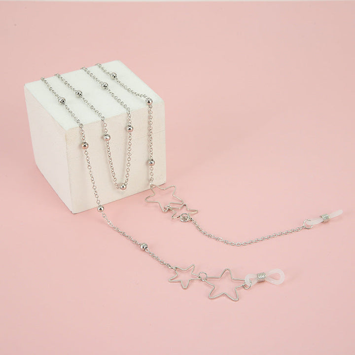 Star-Aligned Beaded Eyewear Chain Kalsten