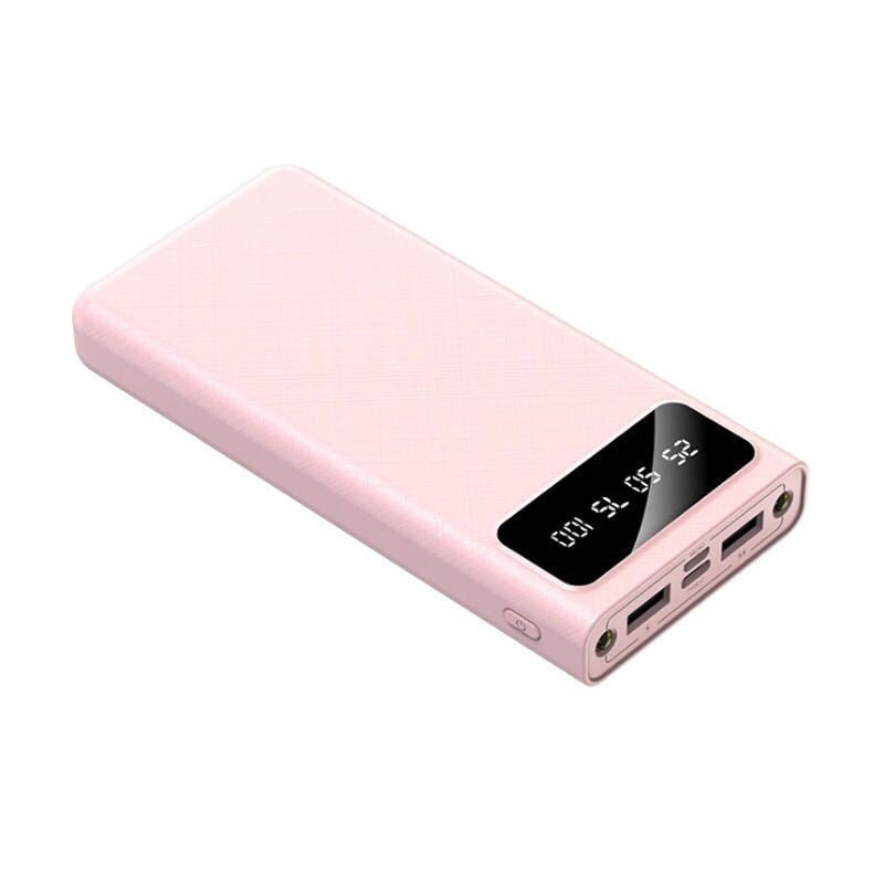 Power bank with integrated multi-charging cable and LCD display Kalsten