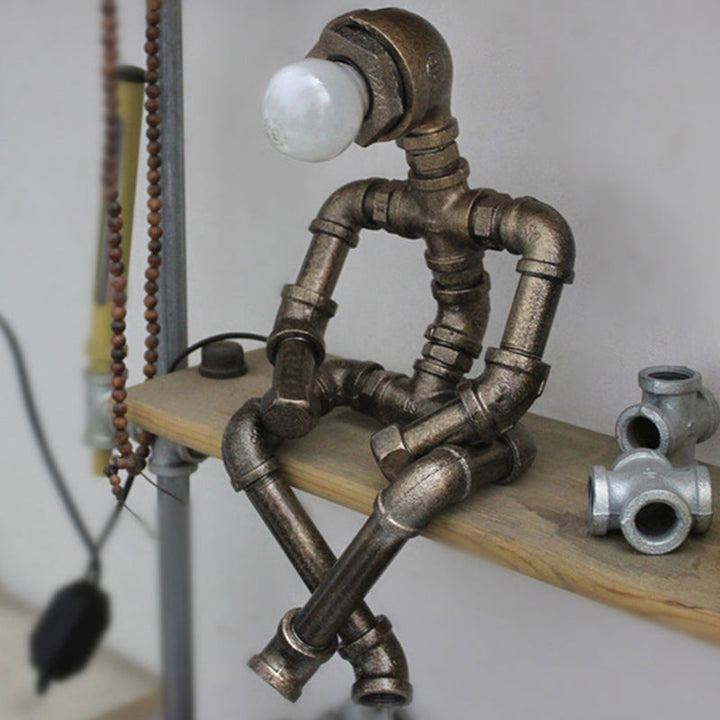 RoboShine Robot Lamp – Playful Iron Lighting for Home Kalsten