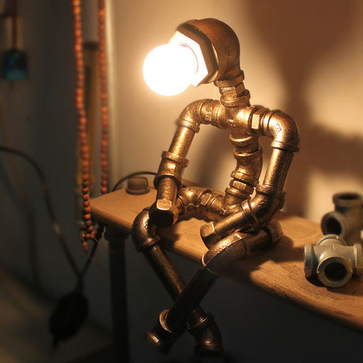 RoboShine Robot Lamp – Playful Iron Lighting for Home Kalsten