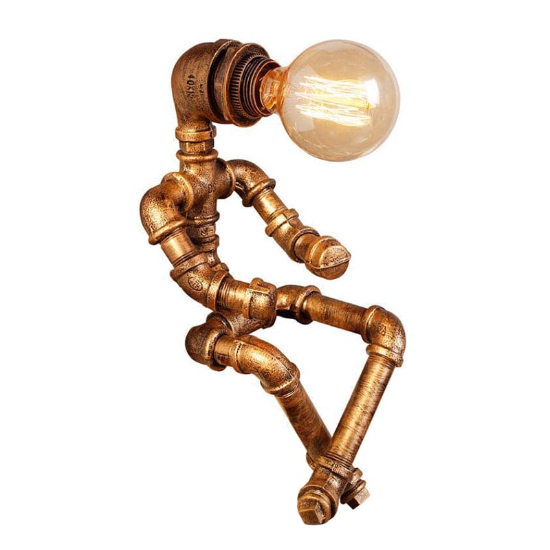 RoboShine Robot Lamp – Playful Iron Lighting for Home Kalsten