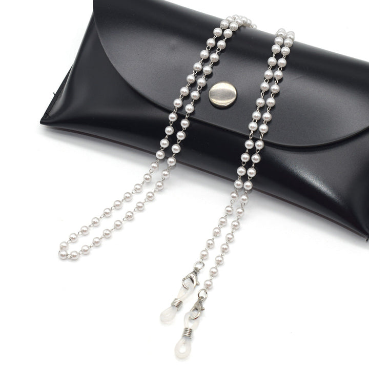 Elegant Double-Strand Pearl Eyewear Chain Kalsten