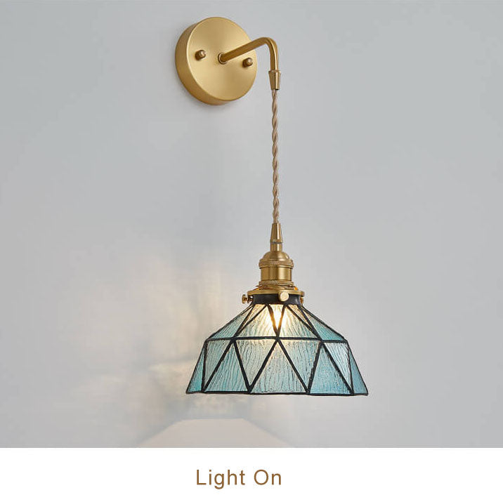 Stylish Aquarius Wall Lamp with Water Ripple Glass – Modern and Soothing Kalsten