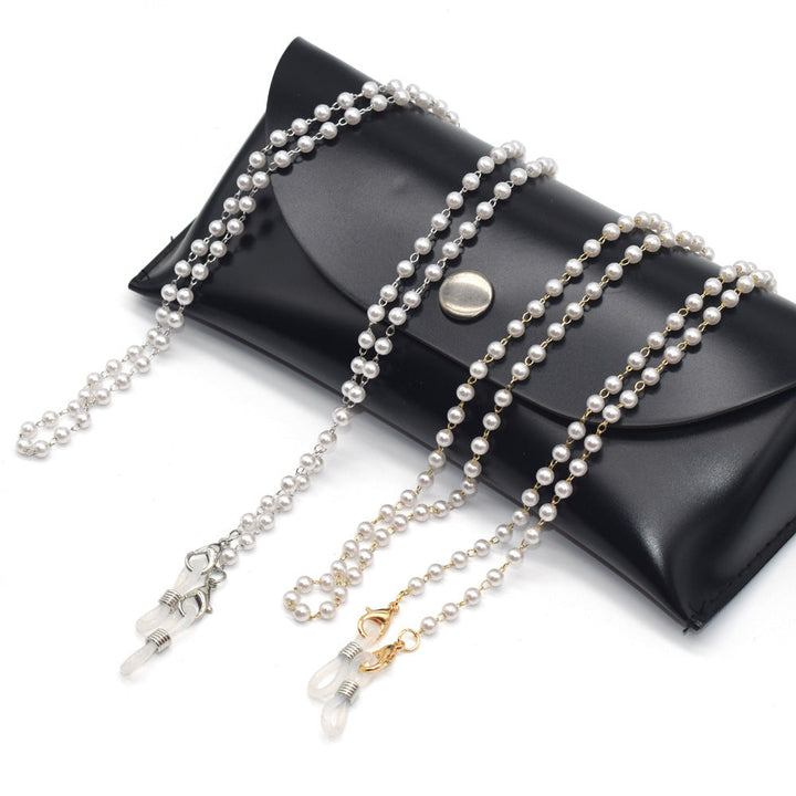 Elegant Double-Strand Pearl Eyewear Chain Kalsten