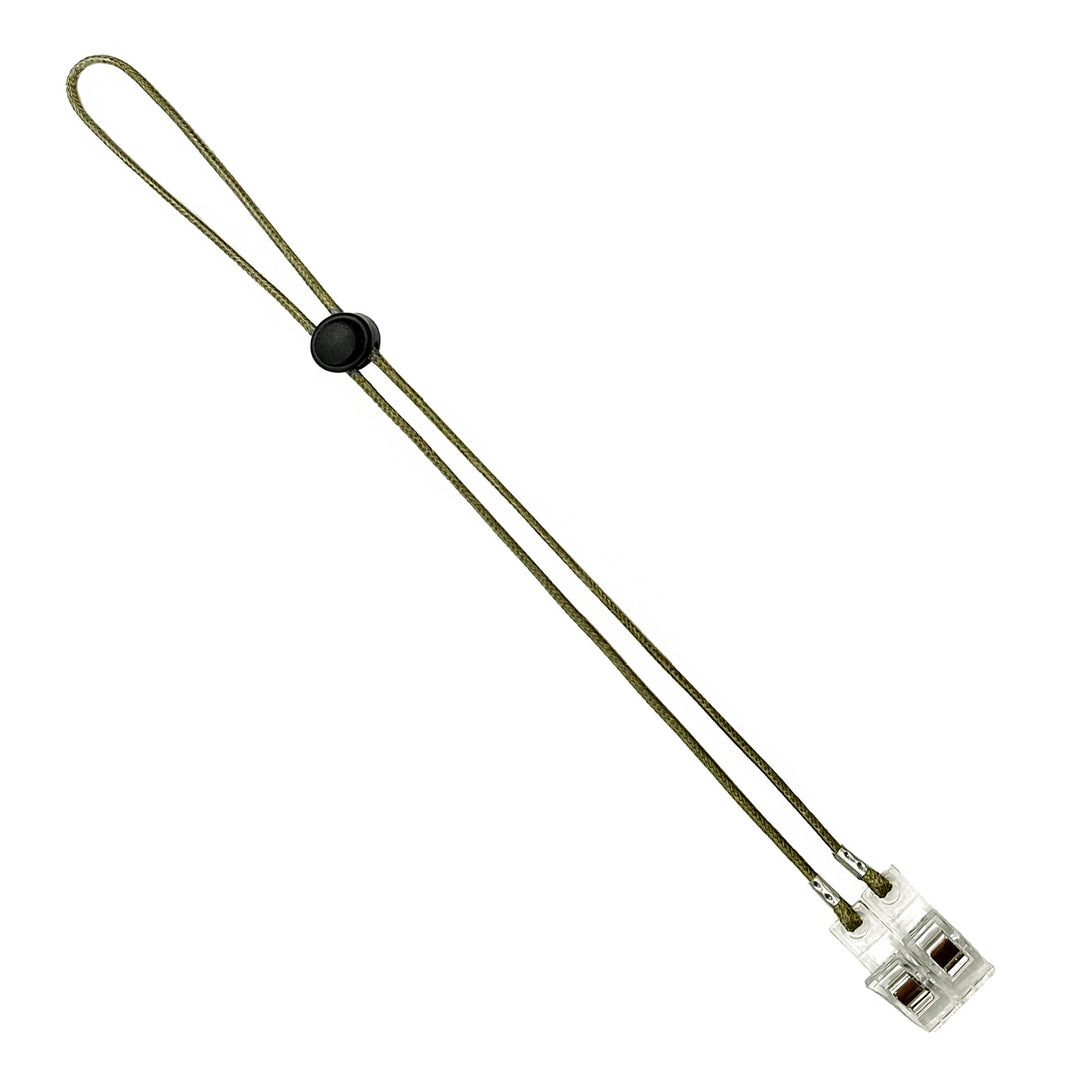 Adjustable Eyewear Retainer with Security Toggle Kalsten