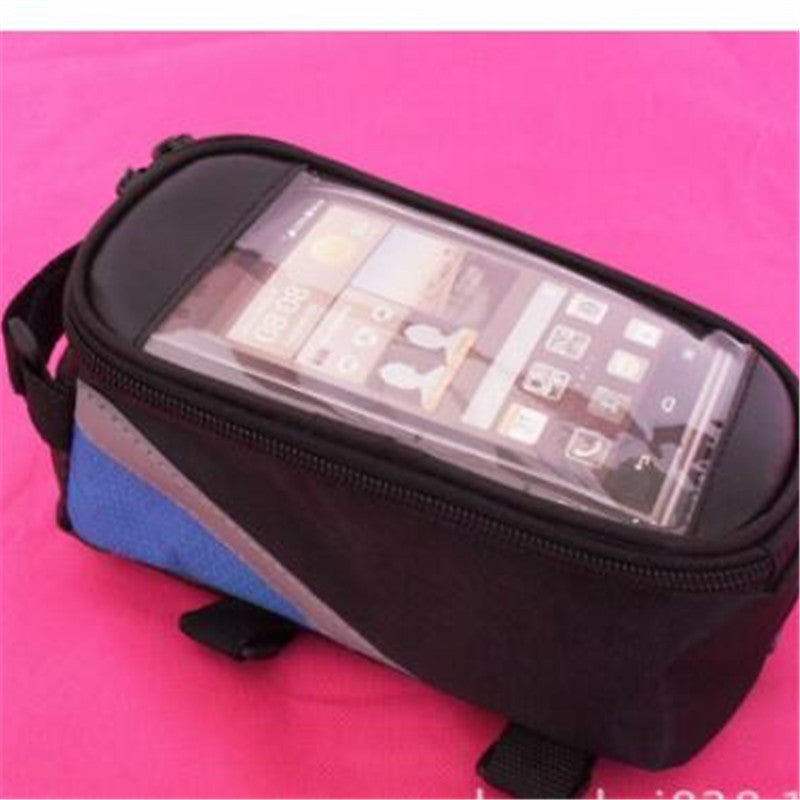 Waterproof Bicycle Handlebar Phone Bag with Touchscreen Window and Reflective Safety Strip Kalsten