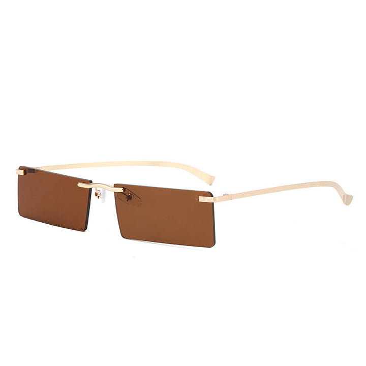 Women's fashionable sunglasses with a narrow, rectangular frame Kalsten