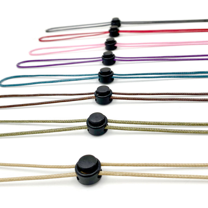 Adjustable Eyewear Retainer with Security Toggle Kalsten
