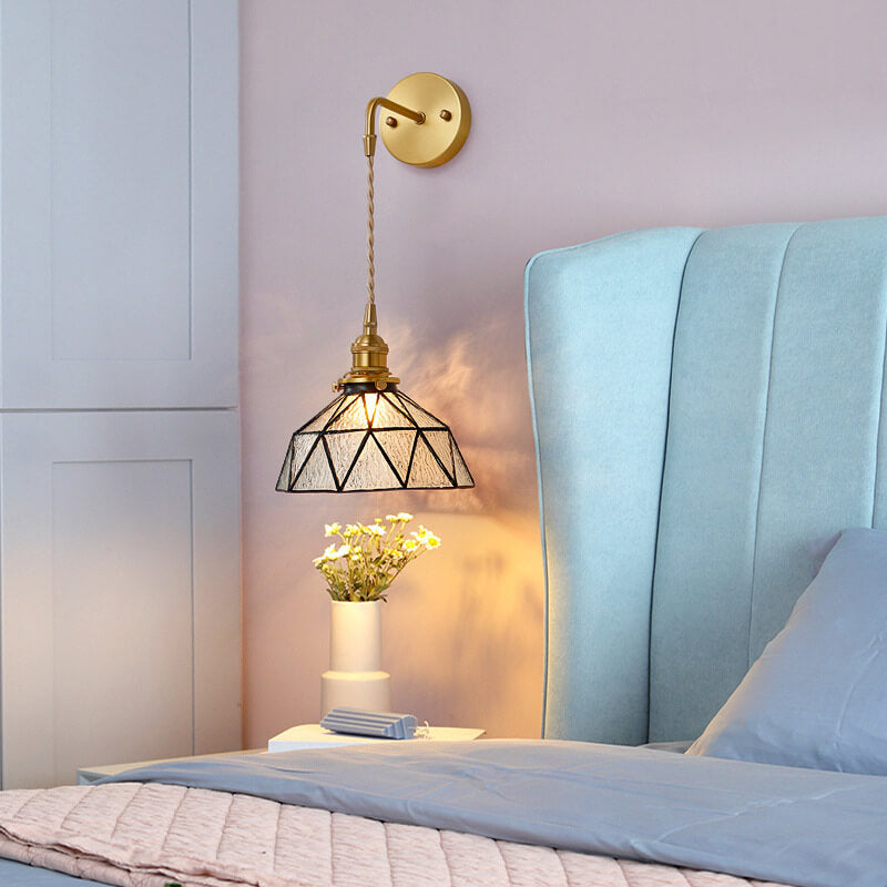 Stylish Aquarius Wall Lamp with Water Ripple Glass – Modern and Soothing Kalsten
