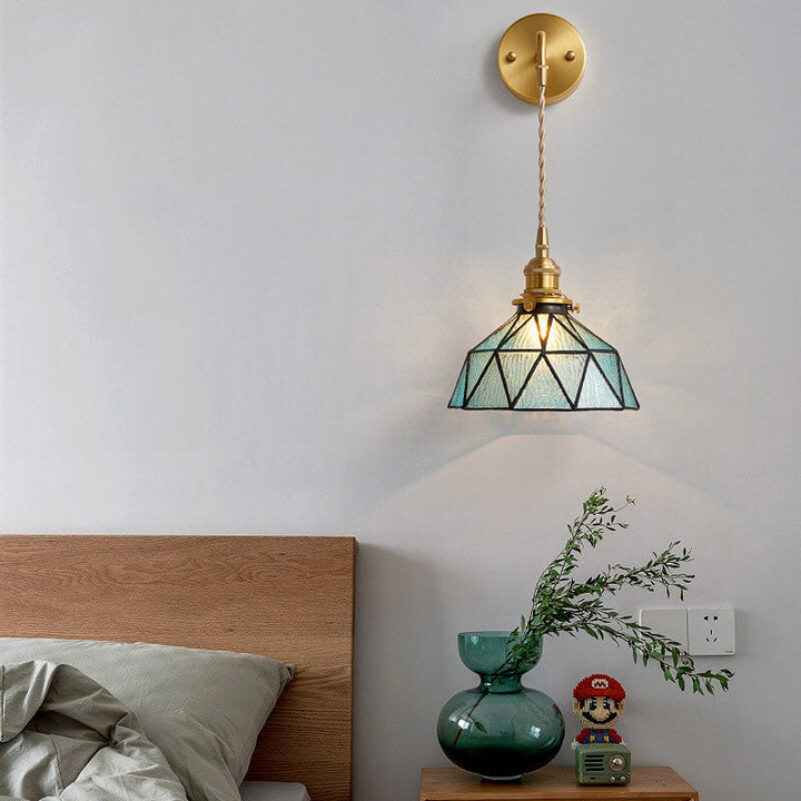 Stylish Aquarius Wall Lamp with Water Ripple Glass – Modern and Soothing Kalsten