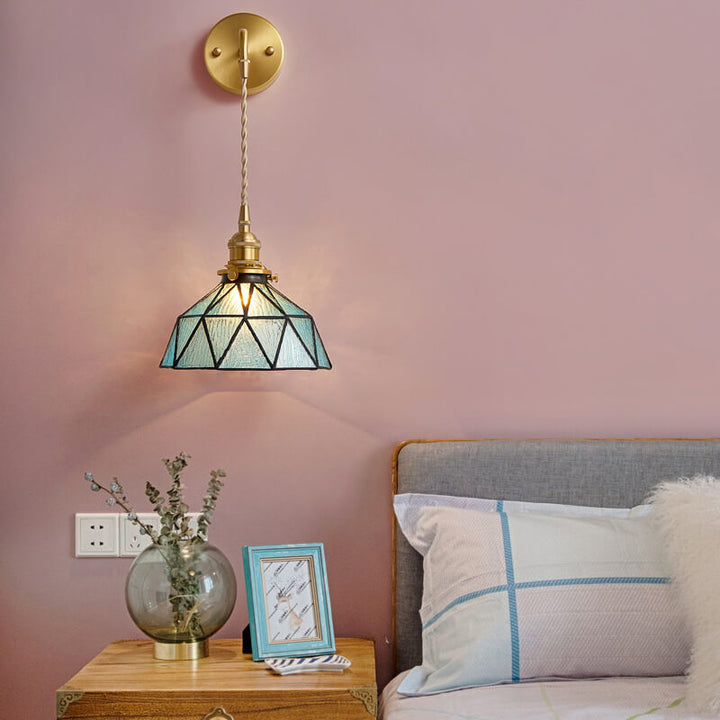 Stylish Aquarius Wall Lamp with Water Ripple Glass – Modern and Soothing Kalsten