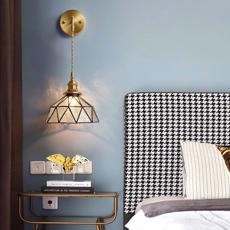 Stylish Aquarius Wall Lamp with Water Ripple Glass – Modern and Soothing Kalsten