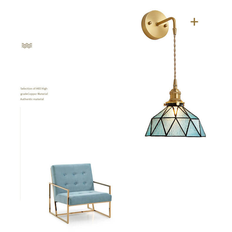 Stylish Aquarius Wall Lamp with Water Ripple Glass – Modern and Soothing Kalsten