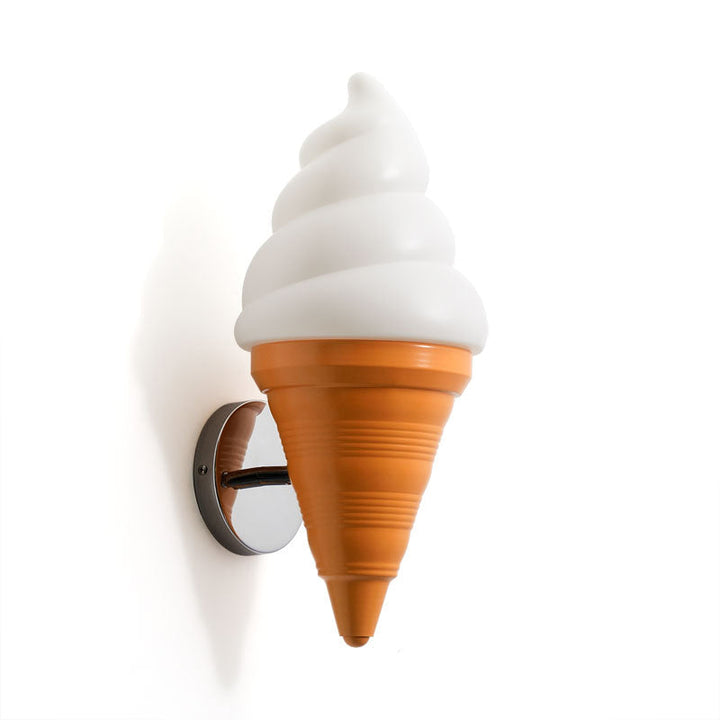 Childrens Ice Cream Shaped Wall Lamp Fixture Plastic Bedroom LED Wall Light Sconce | Kalsten