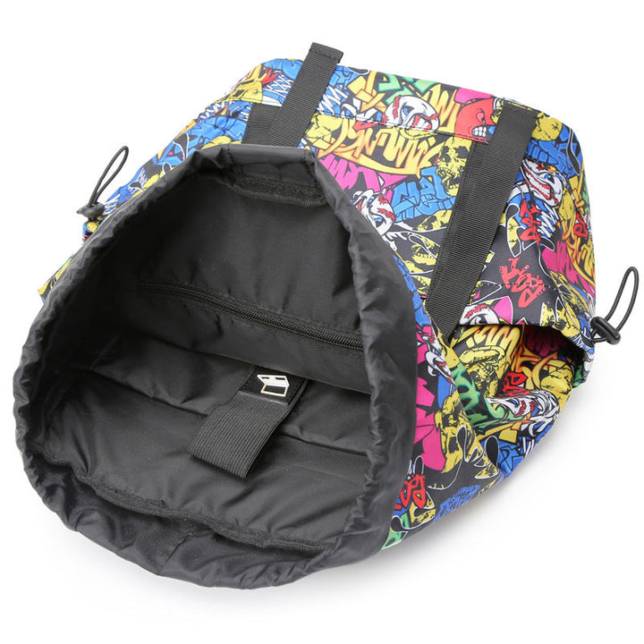 Stylish Leaf-Patterned Backpack Kalsten