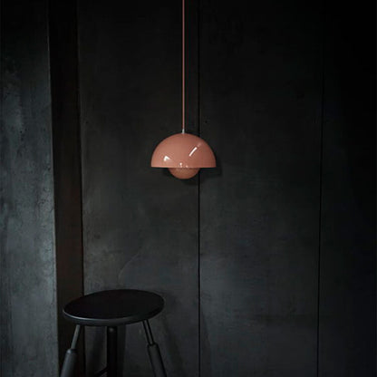 Skanto | Nordic Macaron 1-Light Half-Circle Dome Pendant Lamp