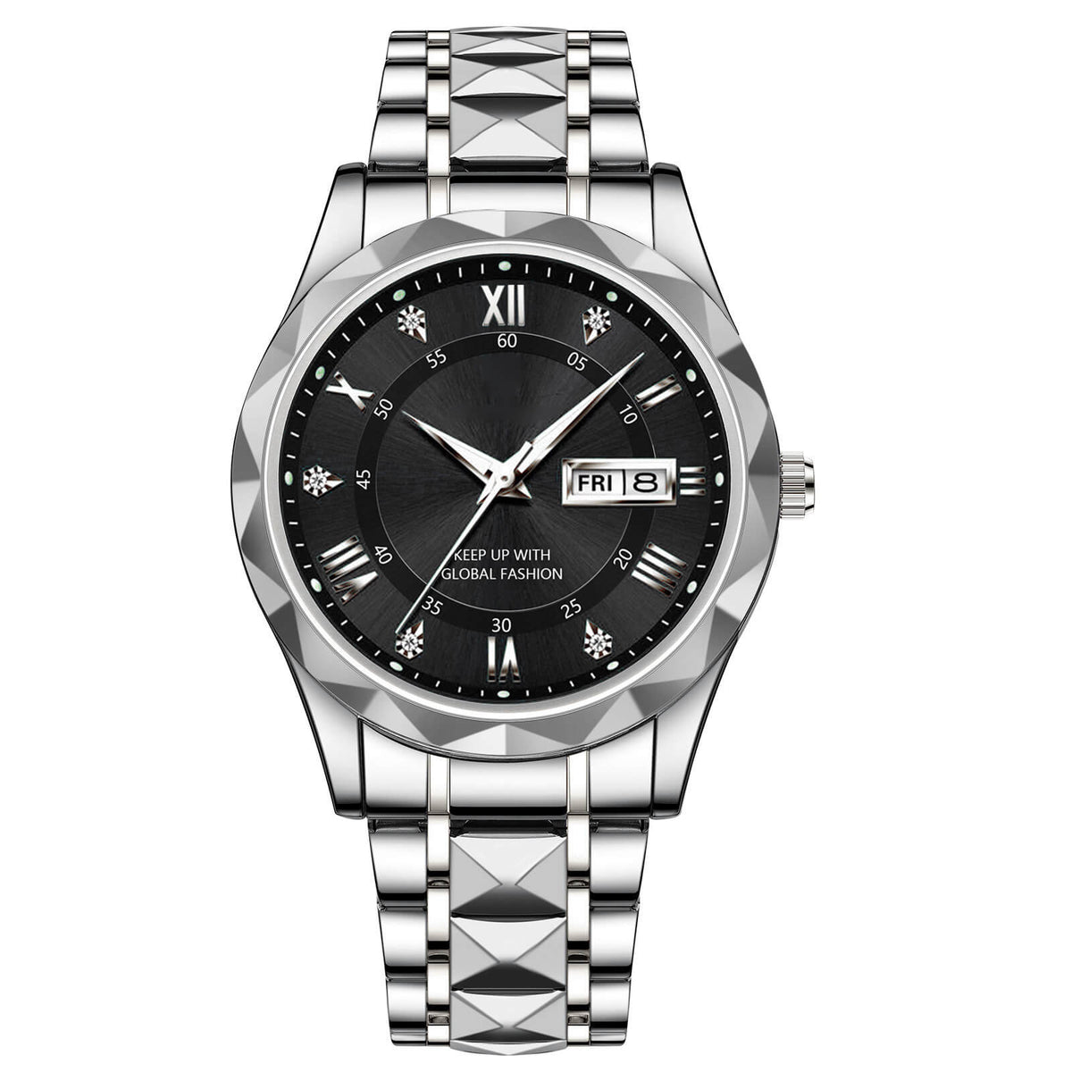 BowLift | Waterproof Luminous Stainless Steel Two-tone Quartz Men's Watch