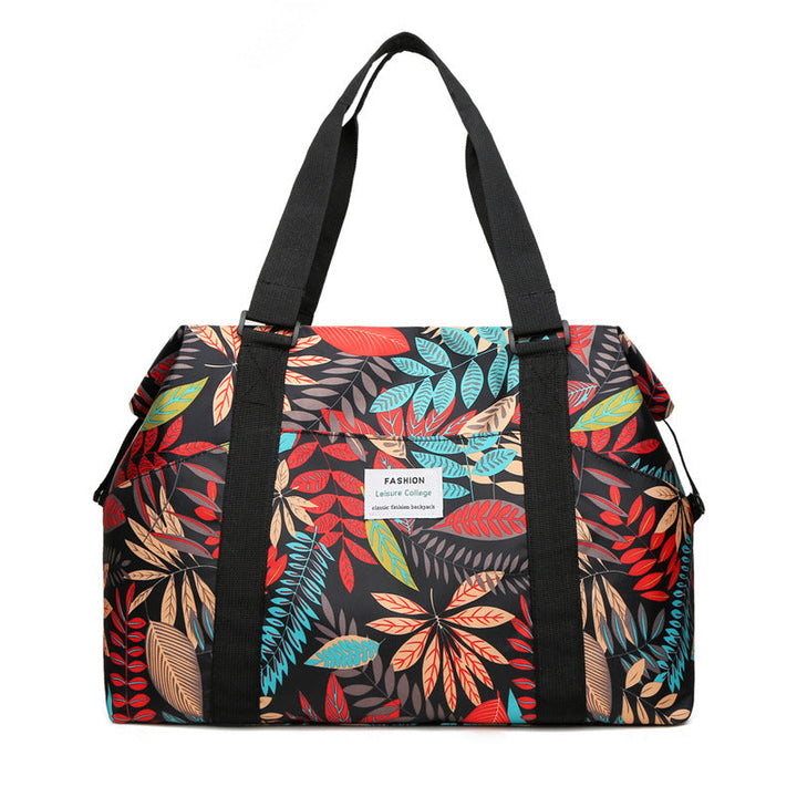Fashionable Floral Print Weekender Bag Kalsten