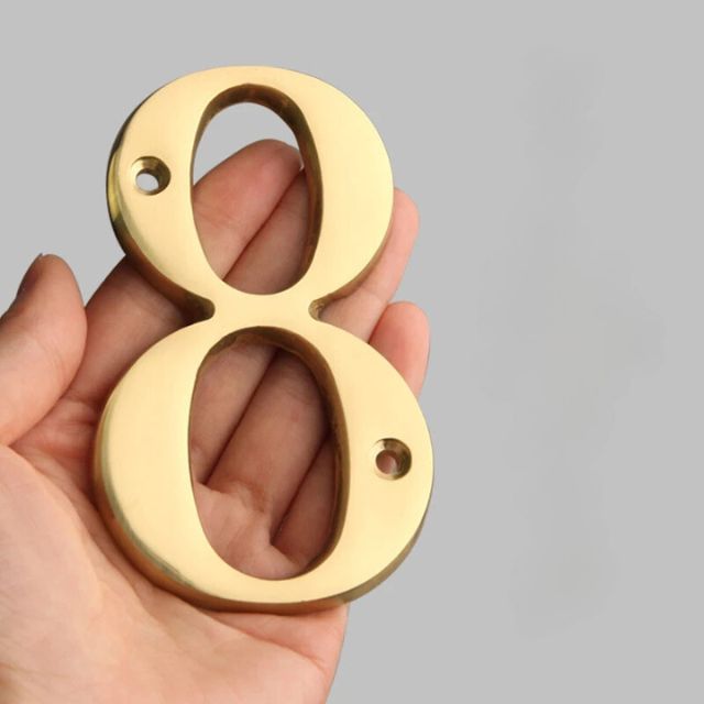 Kalsten | Traditional house numbers made of solid brass