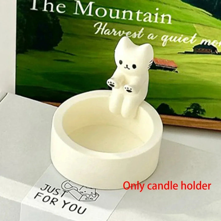Cat-Shaped Candle Holders