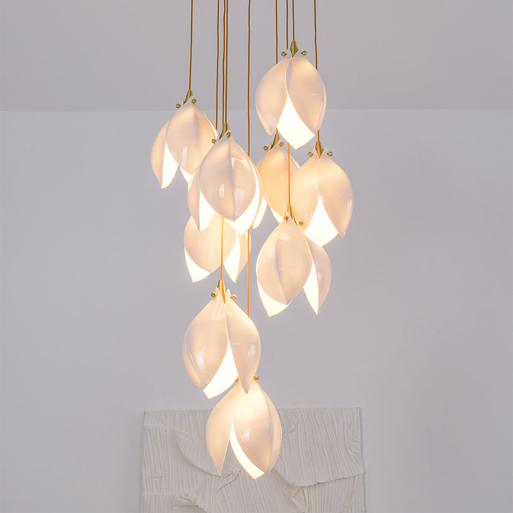 Creative Multi-heads Stylised Bloom Buds Pendant Lamp | Kalsten