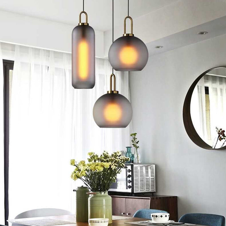 Modern Glass Living Room Pendant Light | Kalsten