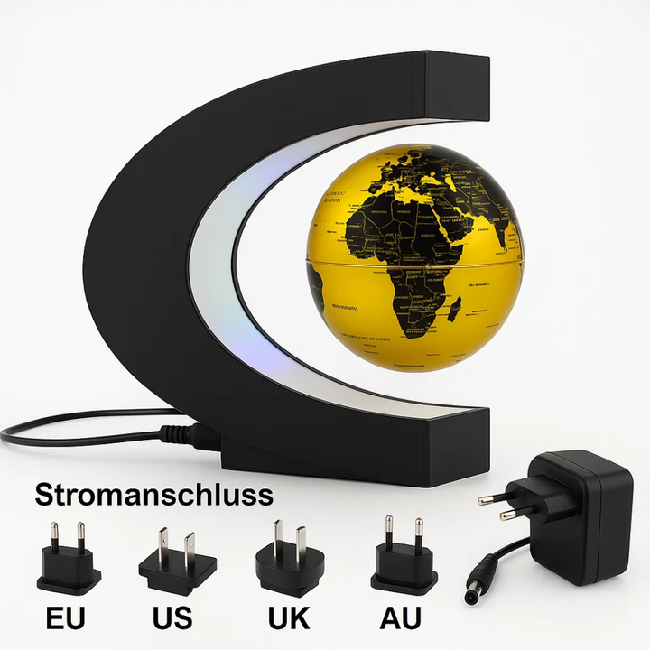 Kalsten | AstroGlobe LED World Globe – Floating Globe Lamp with Magnetic Suspension