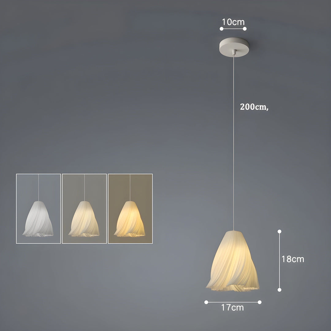 FloraBloom Light - Nordic 3D-printed flower as pendant lamp | Kalsten
