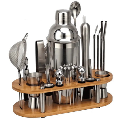 Skanto | 23-Piece Professional Bartender Set - ShakerPro