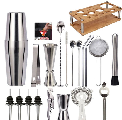 Skanto | 23-Piece Professional Bartender Set - ShakerPro
