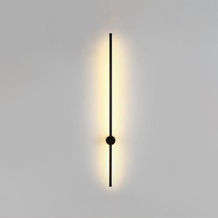 Swivelable Stick Wall Sconce Lighting Minimalist Metal Bedside LED Wall Mount Light | Kalsten