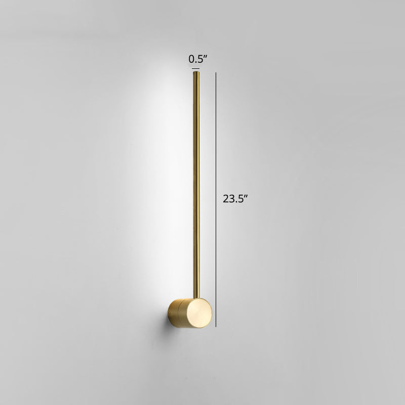 Swivelable Stick Wall Sconce Lighting Minimalist Metal Bedside LED Wall Mount Light | Kalsten