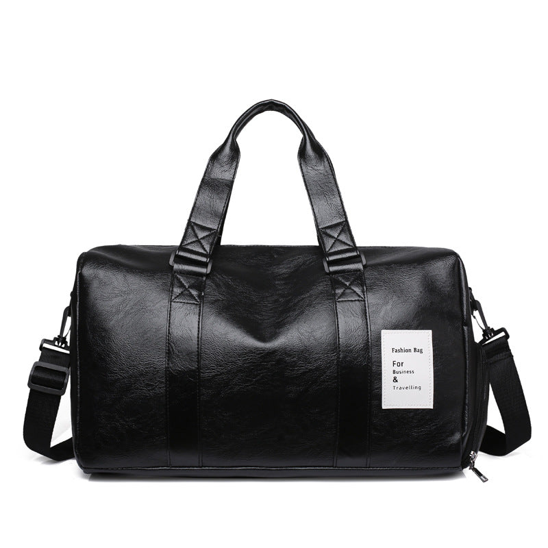 Stylish Leather Travel Duffel Bag Kalsten