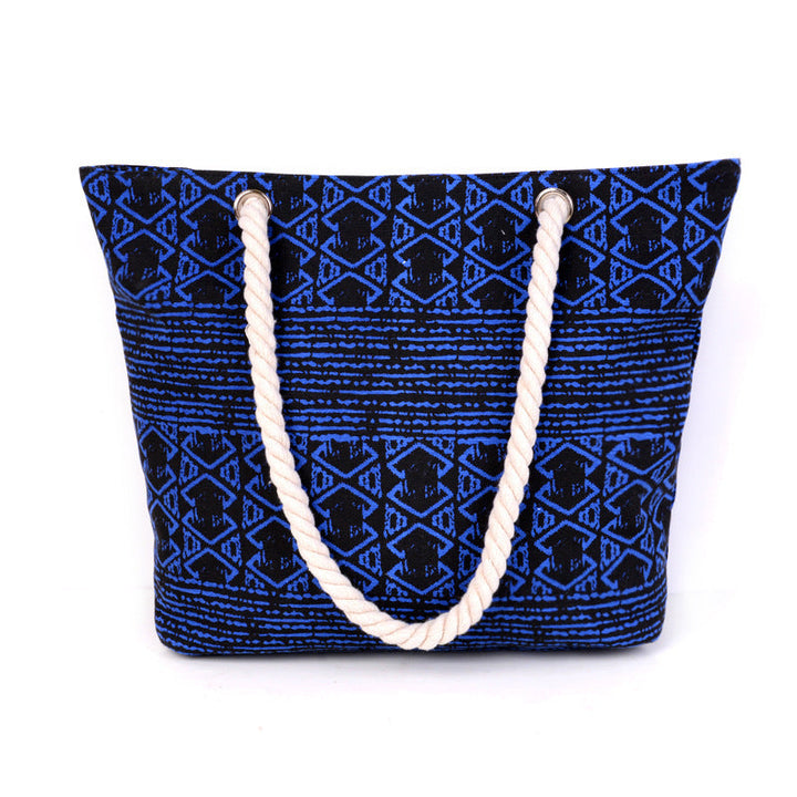 Spacious shopping bag with striking ethnic pattern Kalsten