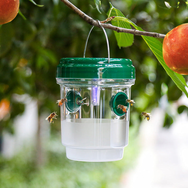 Solar powered wasp trap with LED lure | Kalsten