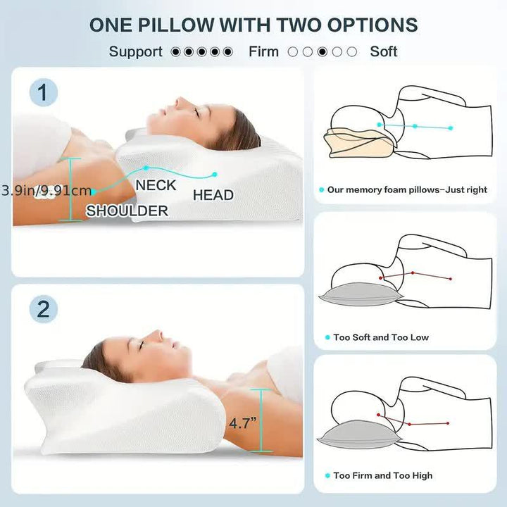 Kalsten | Ergonomic Head Pillow for Restful Sleep