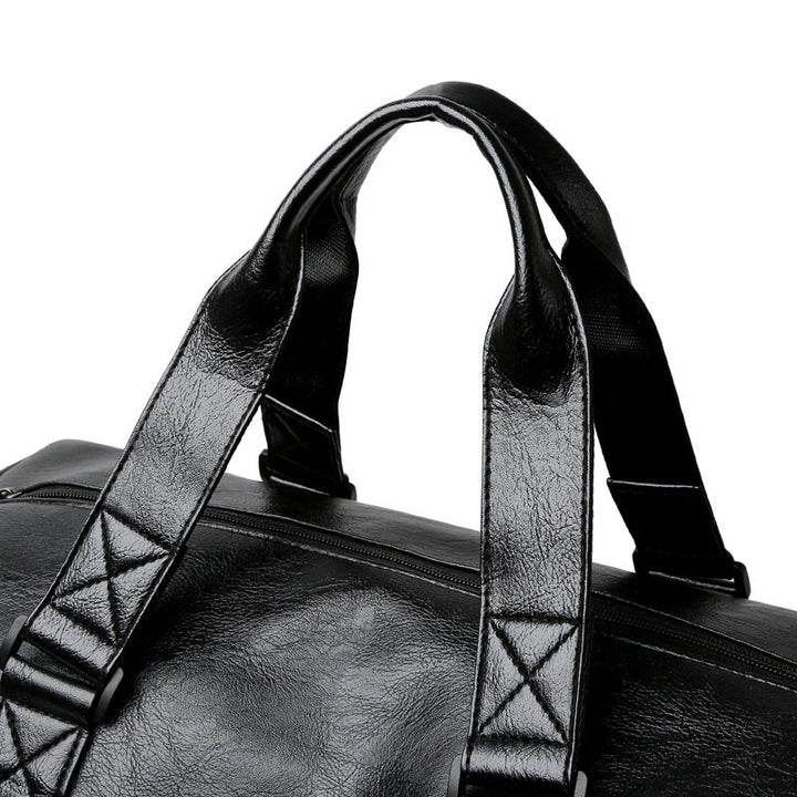 Stylish Leather Travel Duffel Bag Kalsten