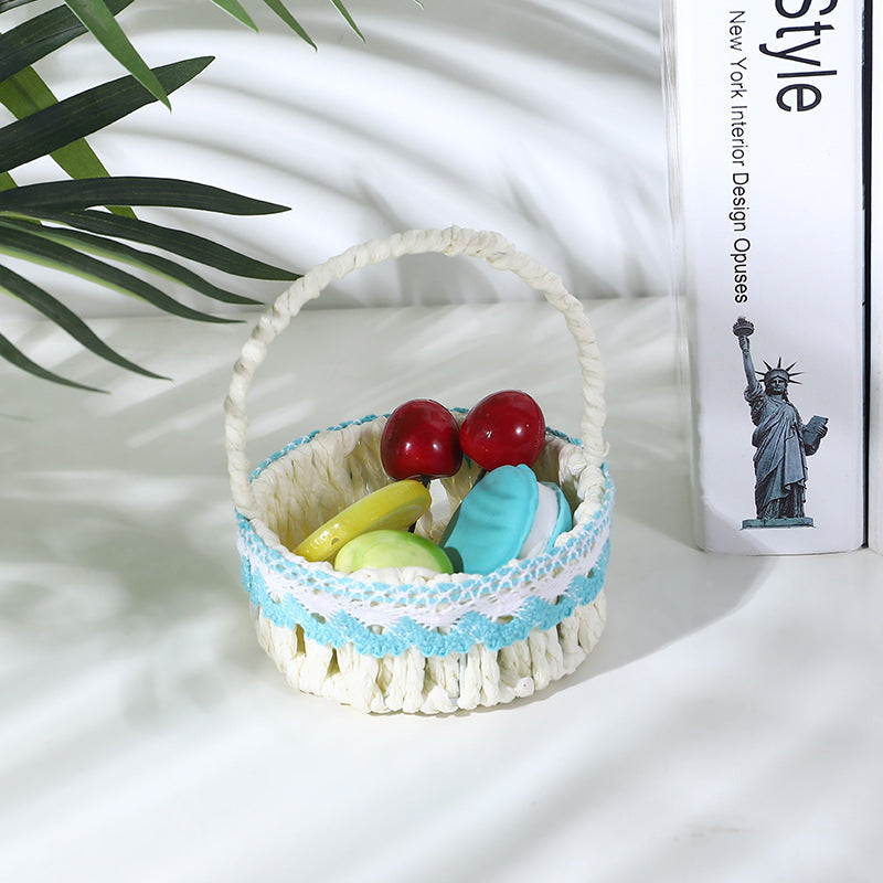 Women's Decorative Fruit Bowl with Art Ribbon Kalsten