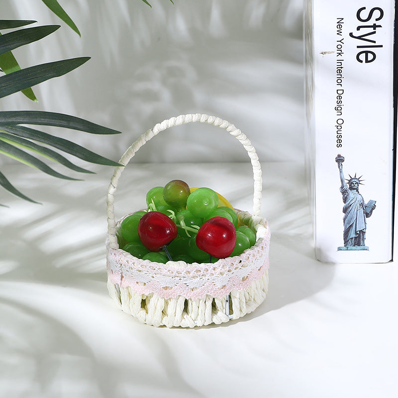 Women's Decorative Fruit Bowl with Art Ribbon Kalsten