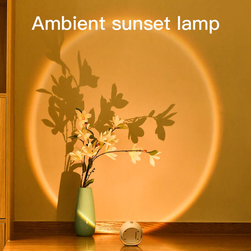 Adjustable Angle Human Sensing Light - Wireless Sunset Light for Indoor Use, Rechargeable Wall | Kalsten