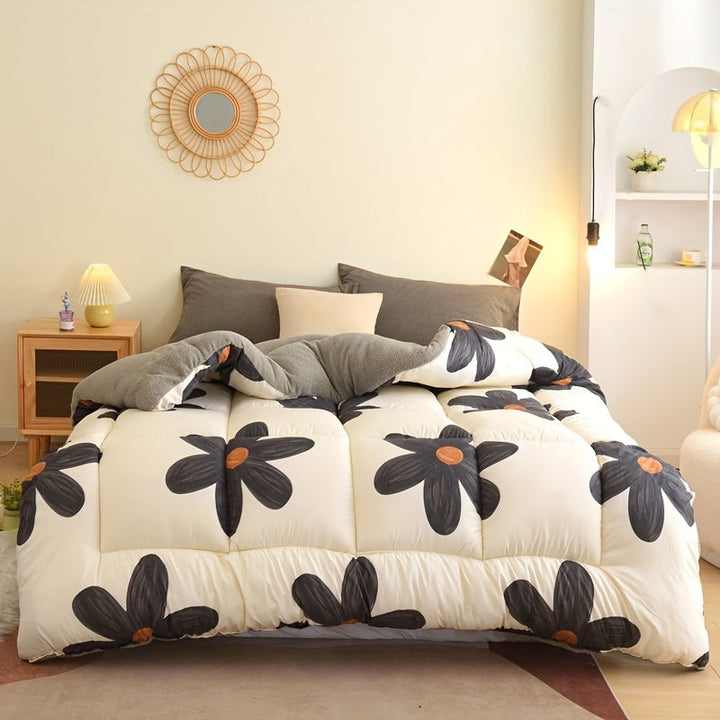 Luxury All-Season Duvet Insert with Geometric Patterns Kalsten