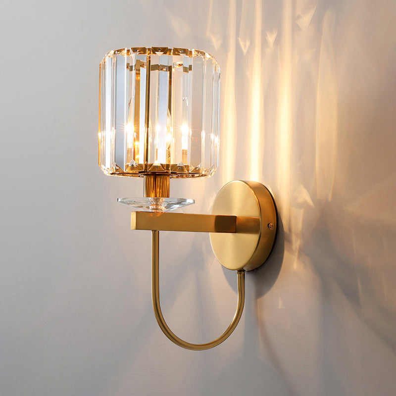 CrystalLux Elegant Wall Lamp - Luxury Cylindrical Design for Modern Interiors Kalsten