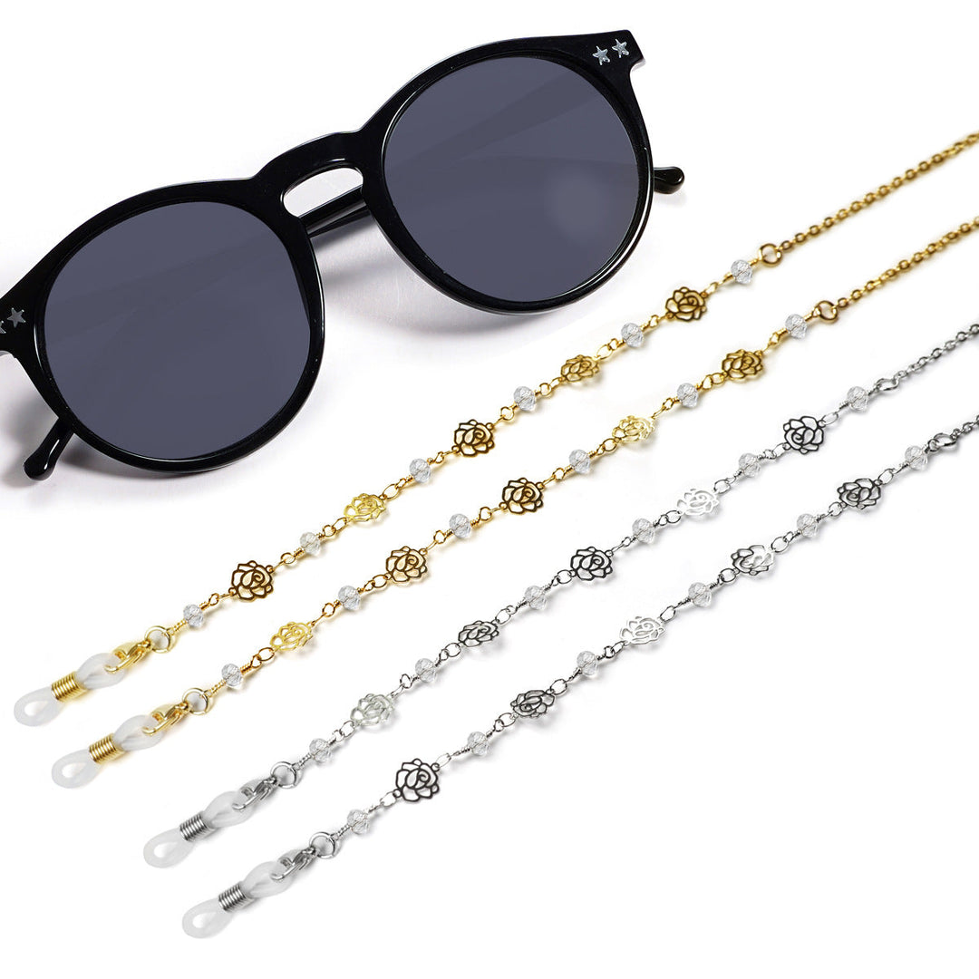 Decorative Floral Eyewear Chain Kalsten