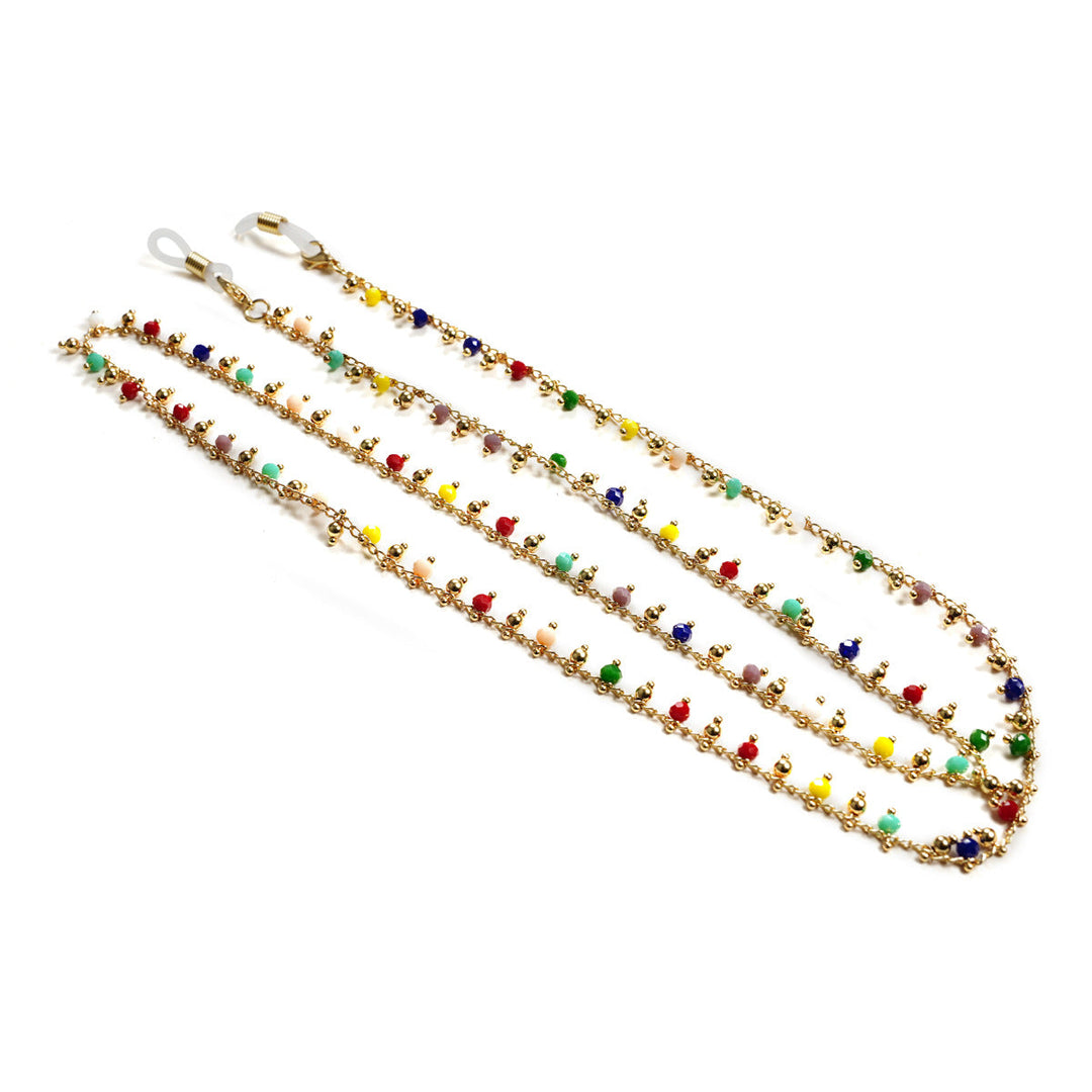 Colorful Beaded Eyewear Retainer Chain Kalsten