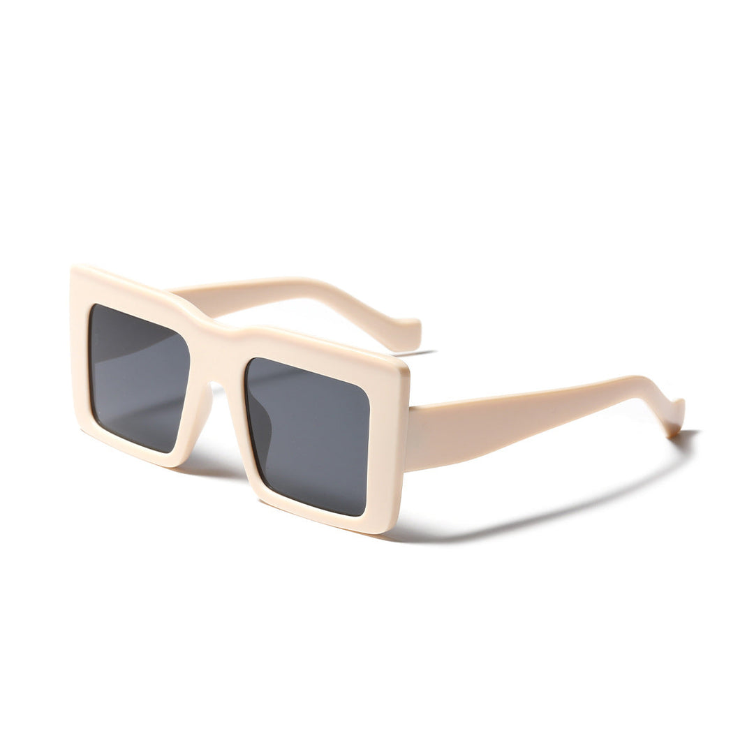 Women square sunglasses with transparent frame and UV protection Kalsten