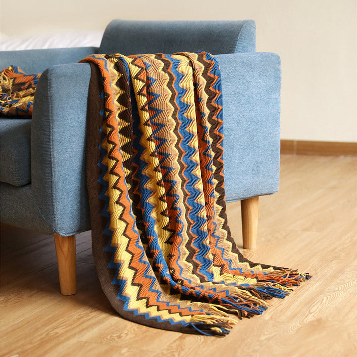 Ladies Zigzag Pattern Blanket Kalsten