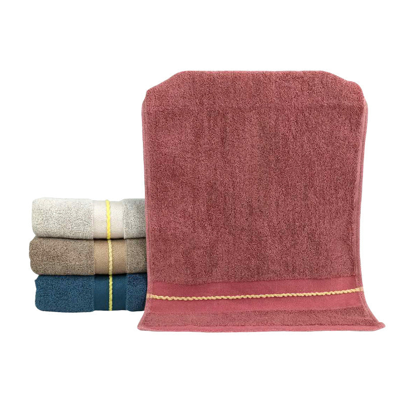 Premium terry bath towel with stylish jacquard pattern Kalsten